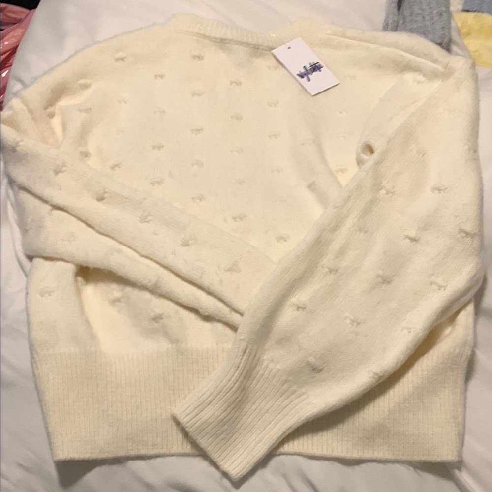 Cream Sweater NWT